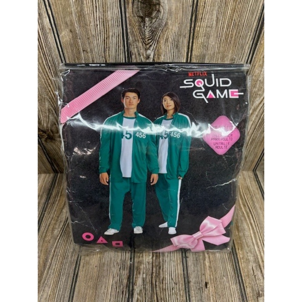 Squid Game Player 456 Adult Track Suit Green Medium